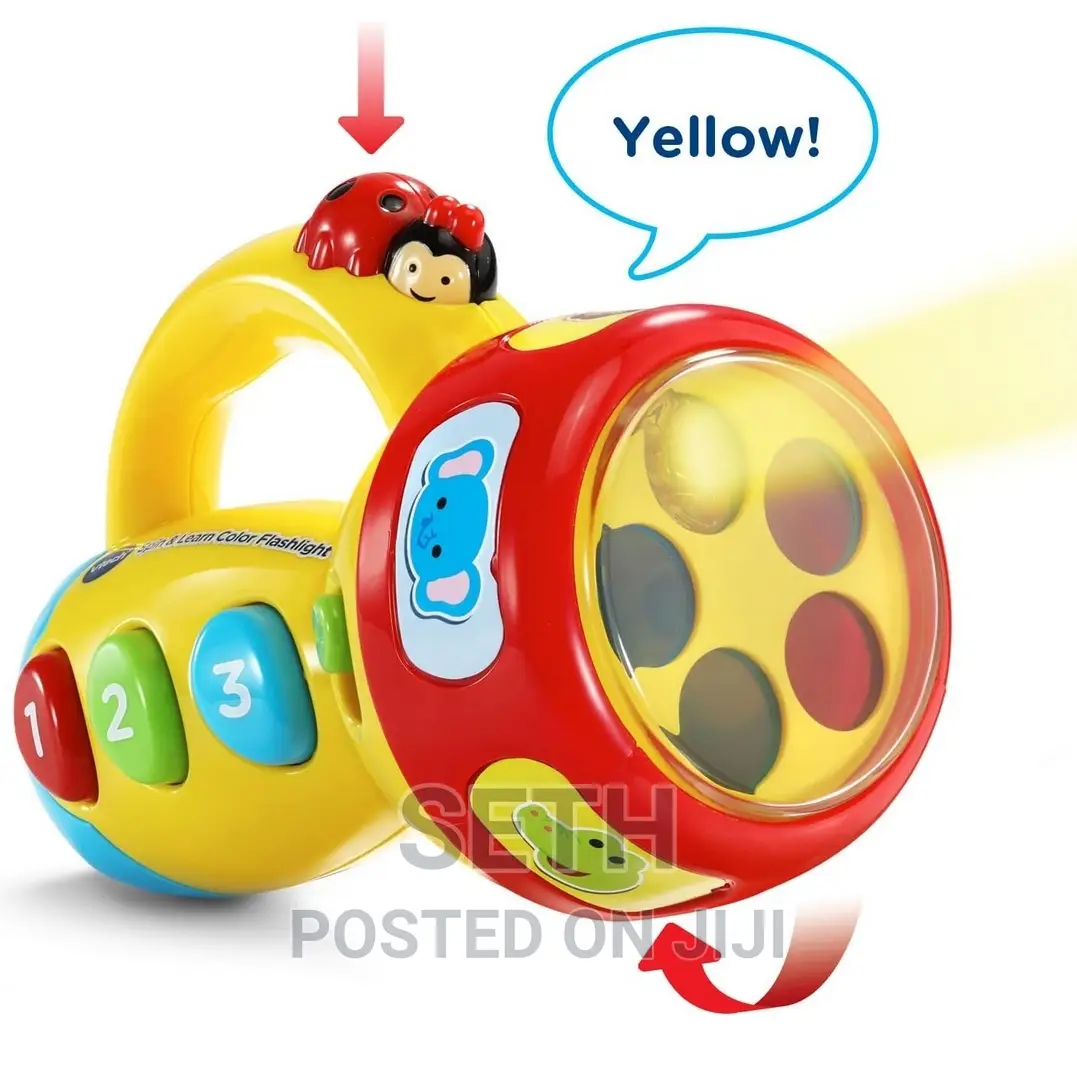 Children Kids Vtech Spin and Learn Color Flashlight
