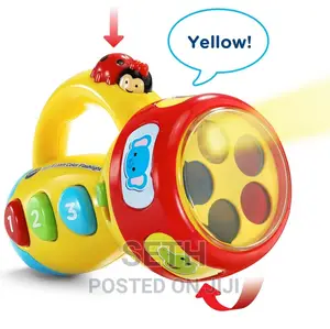 Children Kids Vtech Spin and Learn Color Flashlight