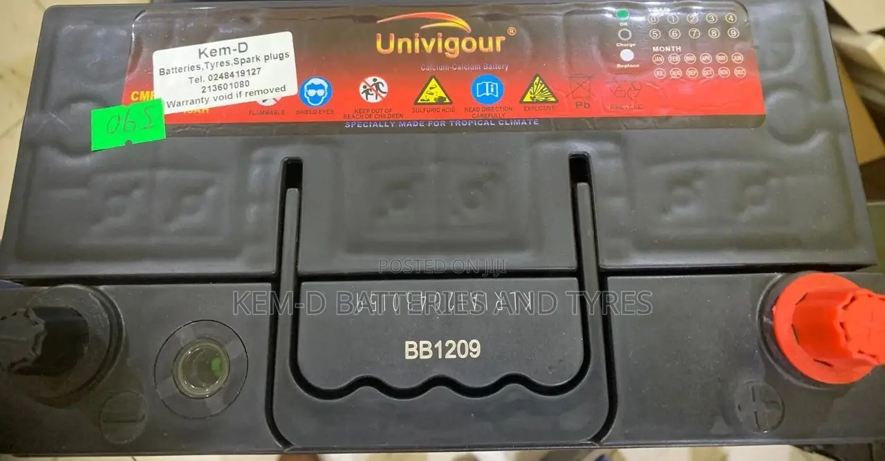13 Plates Univigour Battery - NS60L - FREE HOME DELIVERY