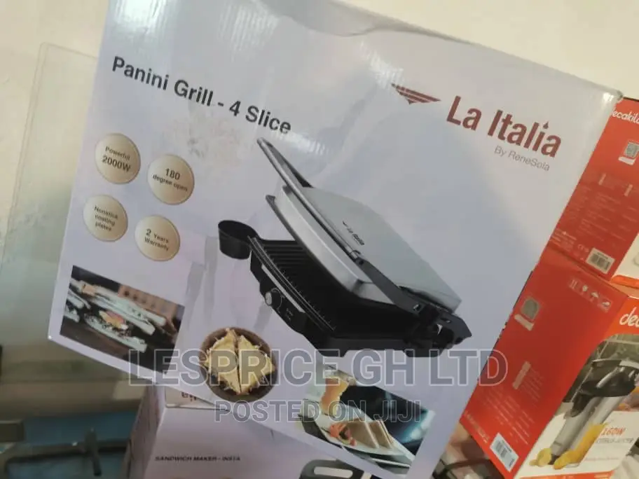Well Made~Italia 2000w Panini Grill Maker