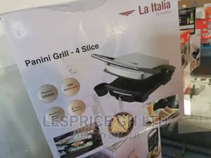 La Italia 2000w Panini Grill Maker