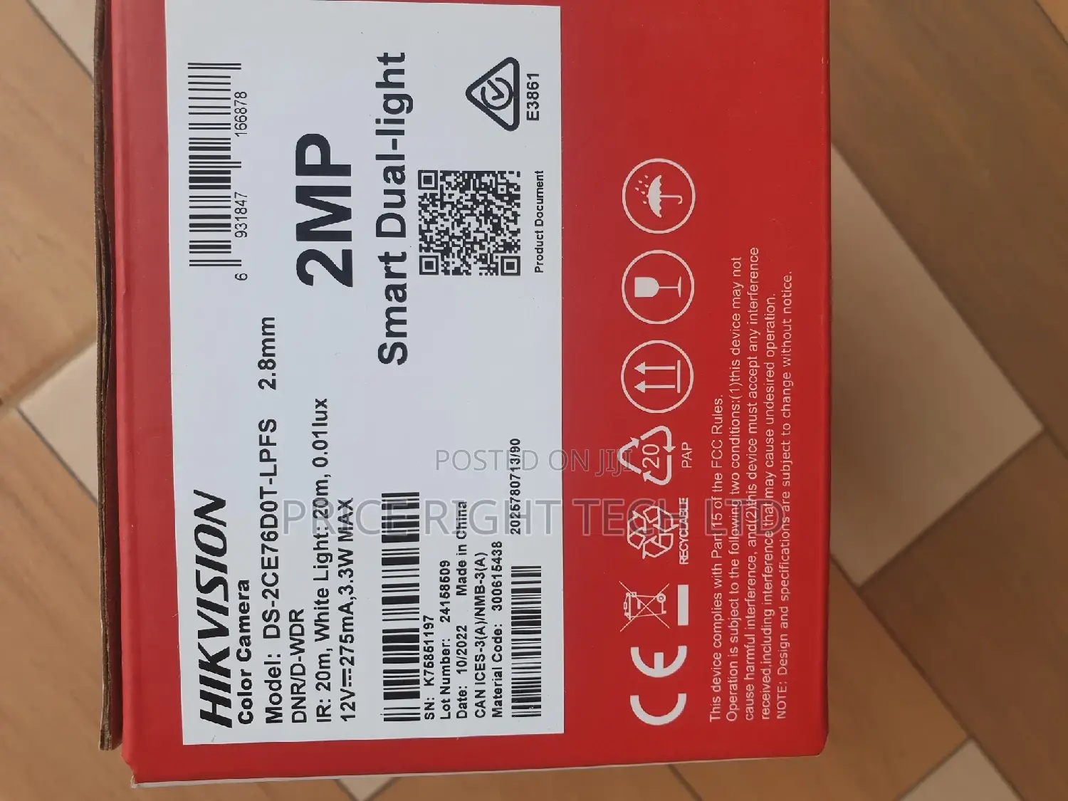 Brand New Hikvision 2MP With Audio DS-2CE76D0T-LPFS