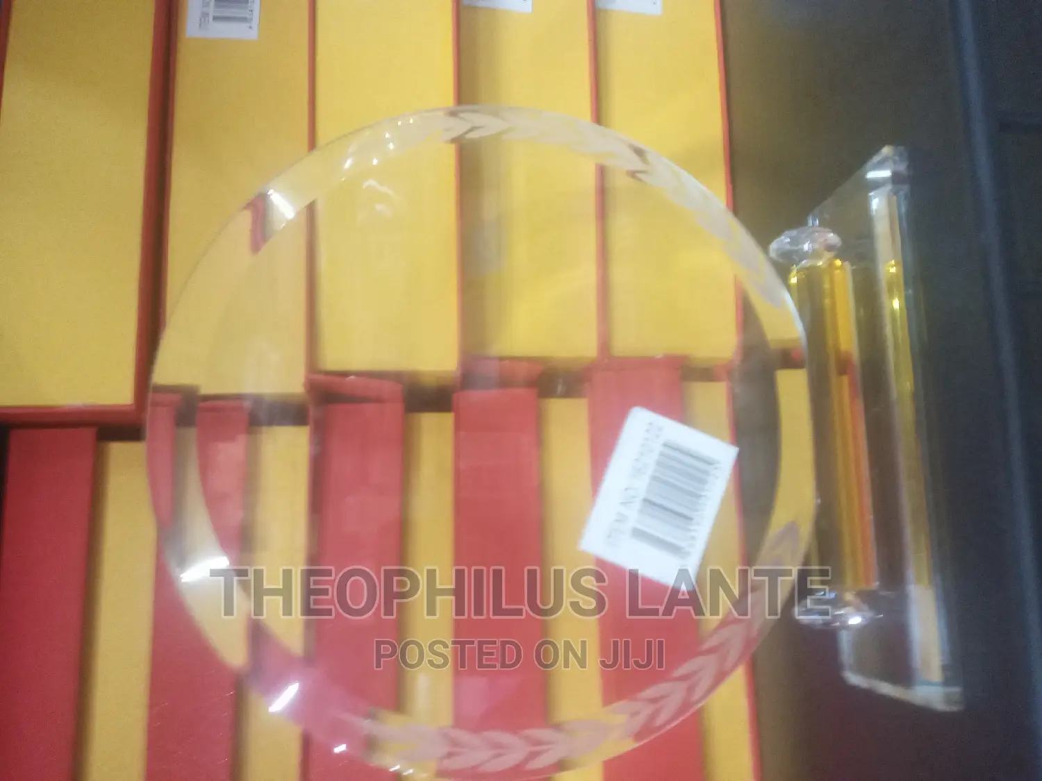 Awards Glass Plaque