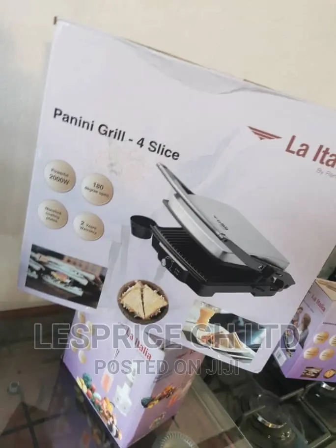 Italia Panini ~2000w High Quality Grill Maker