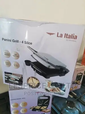 Italia 2000w 180 Degree Open Grill Maker