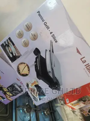 Italia 2000w Panini Grill Maker High Degree!!