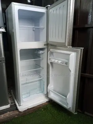 Asano 112 Top Freezer Fridge Double Door Fridge Stainless