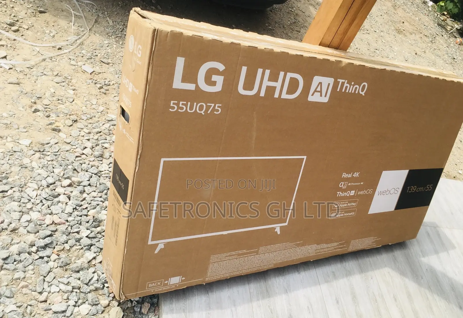 Smart Lg 55 Inches Glossy LED UHD UQ75 Tv