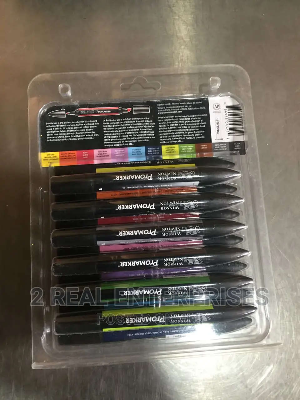 Winsor Newton Promarker Set, 12 Count, Essential Colors