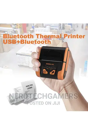 Mobile POS Direct Thermal Printer With Bluetooth+USB, Compa
