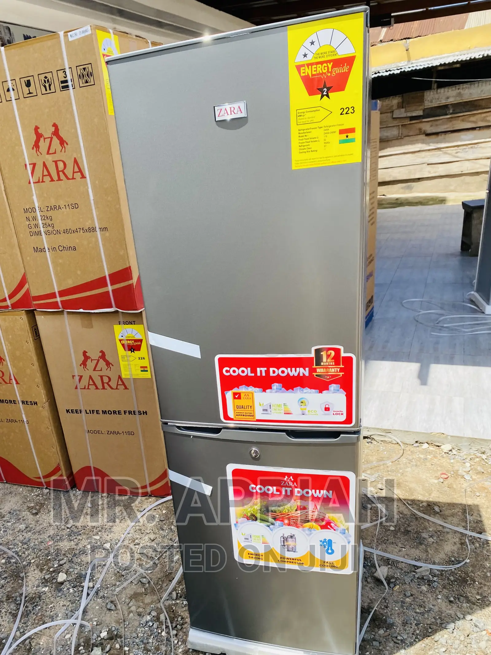 Double Door Zara 240bf Refrigerator on Sale Now
