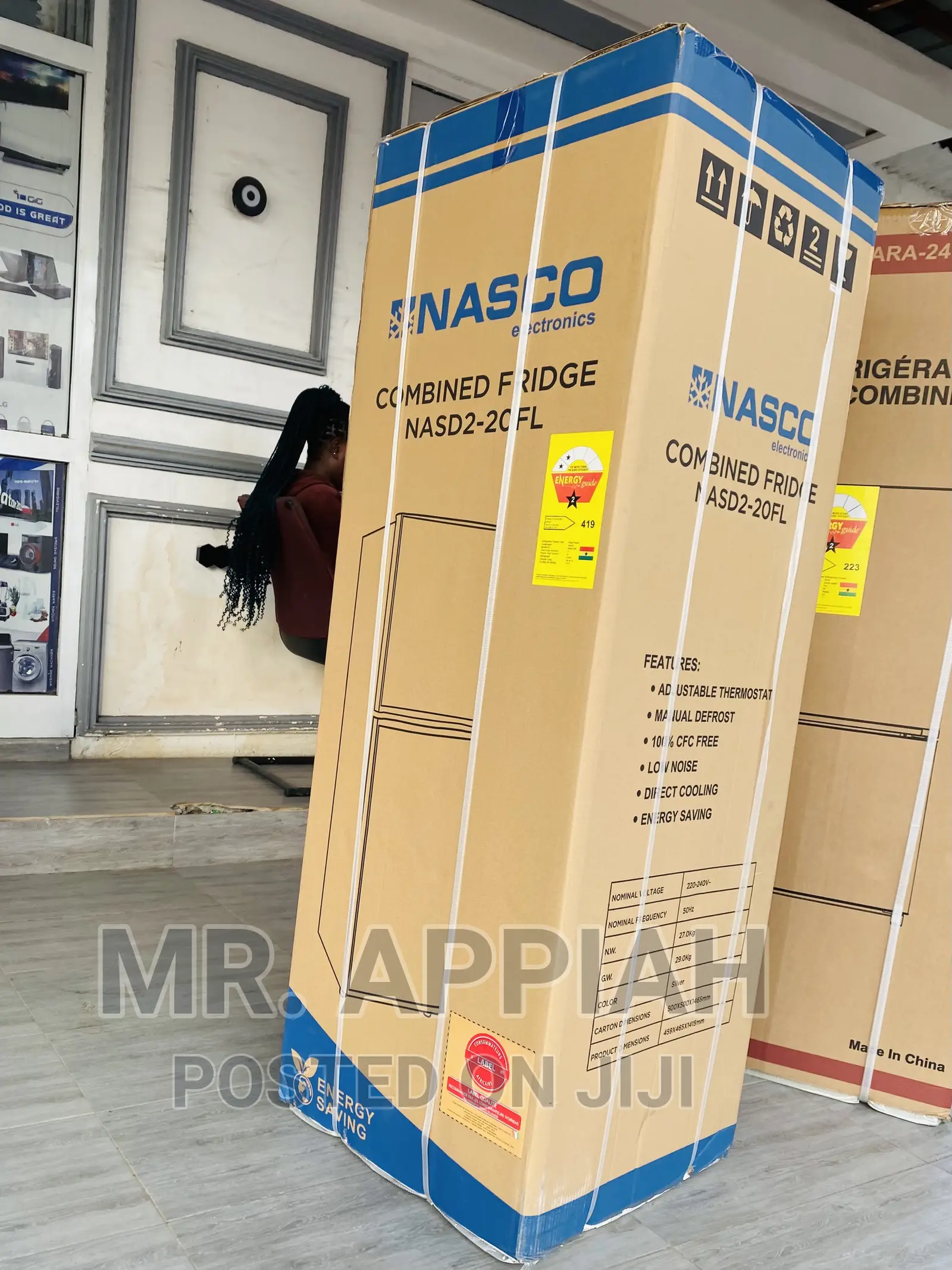 Fast and Effective Nasco Double Door Fridge Nascod2-20fl 