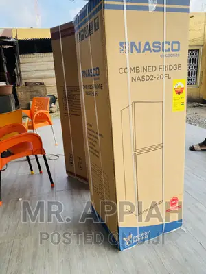 Stainless Steel NascoDouble Door Refrigerator Nascod2-20fl