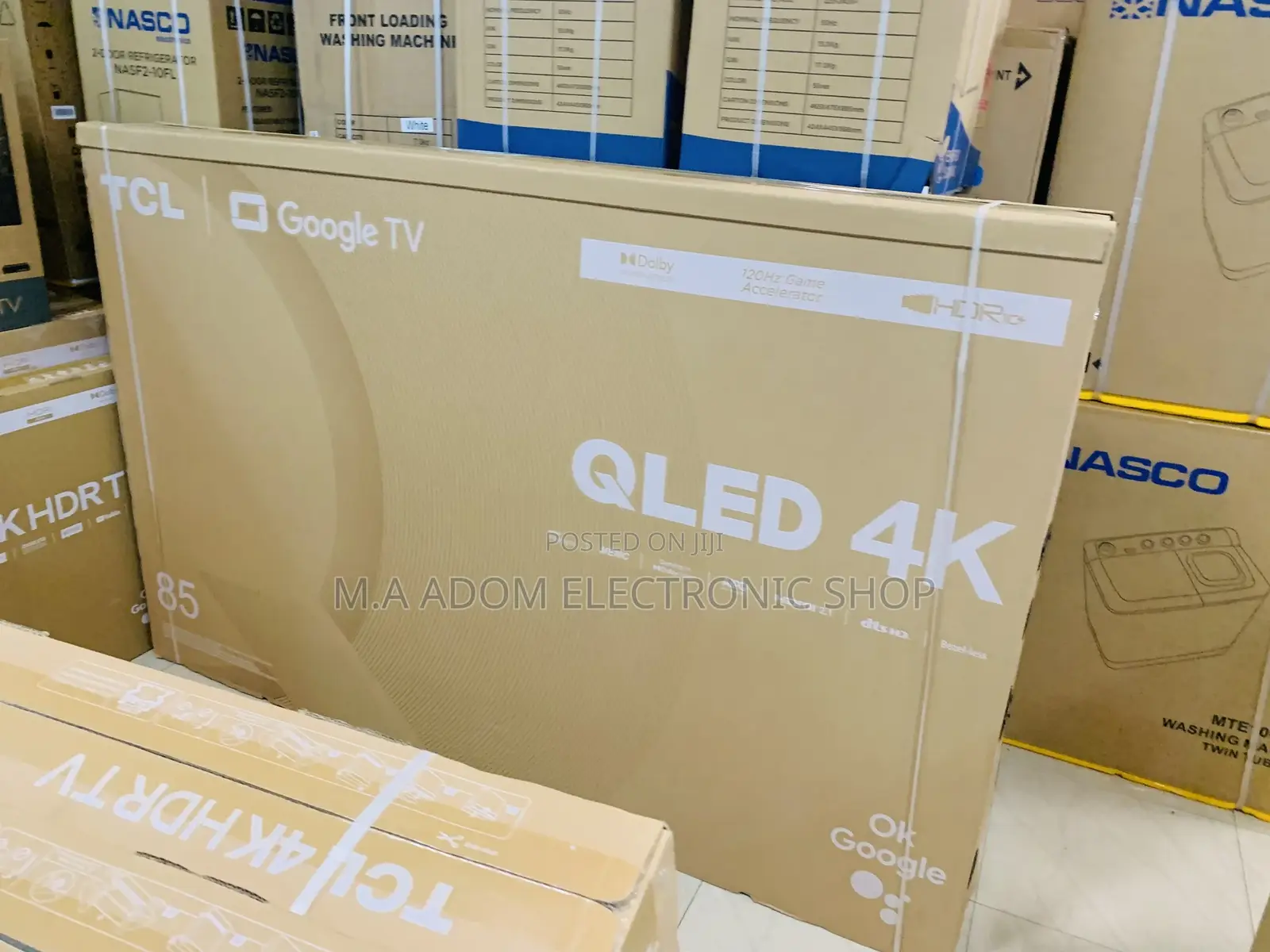Brand New TCL 85C645 85 Inch Qled Smart Google Tv 