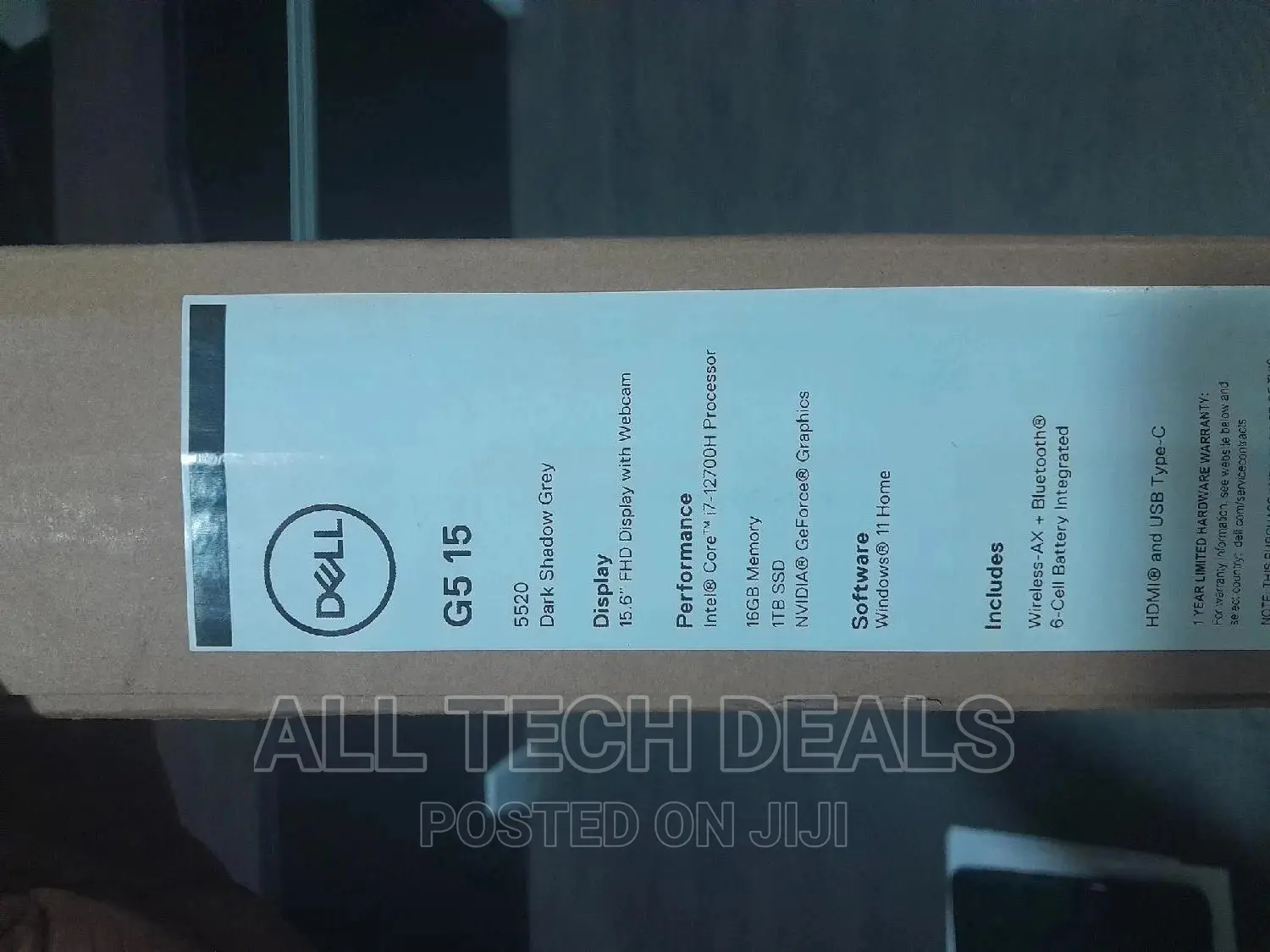 New Laptop Dell G5 16GB Intel Core I7 SSD 1T