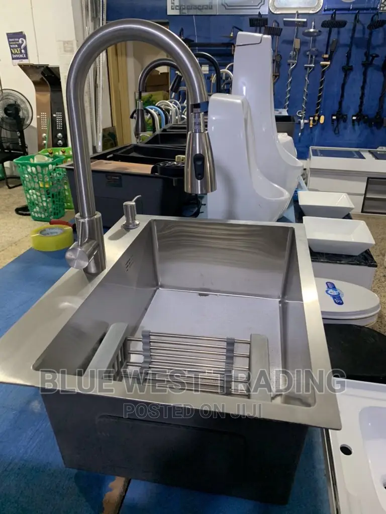 Cabinet Sink 1 Bowl With Pull Out Tap (Hot and Cold)