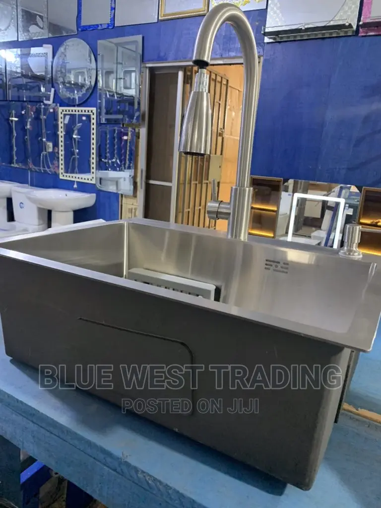 Cabinet Sink 1 Bowl With Pull Out Tap (Hot and Cold)