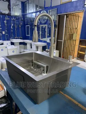 Cabinet Sink 1 Bowl With Pull Out Tap (Hot and Cold)