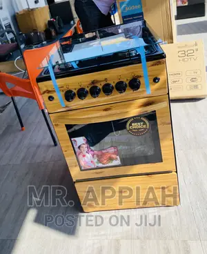 Latest Volcano(Wooden)50x50cm 4 Gas Cooker With Oven +Grill