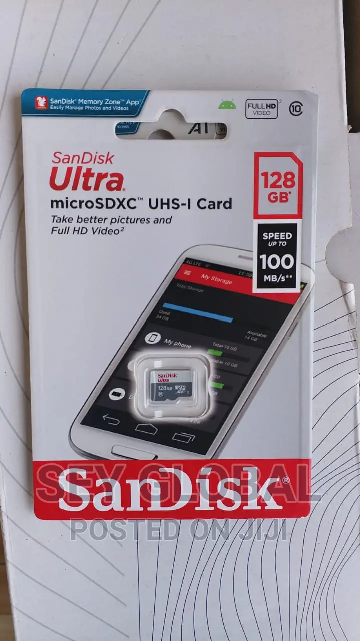Sandisk Ultra Microsd Card 128GB