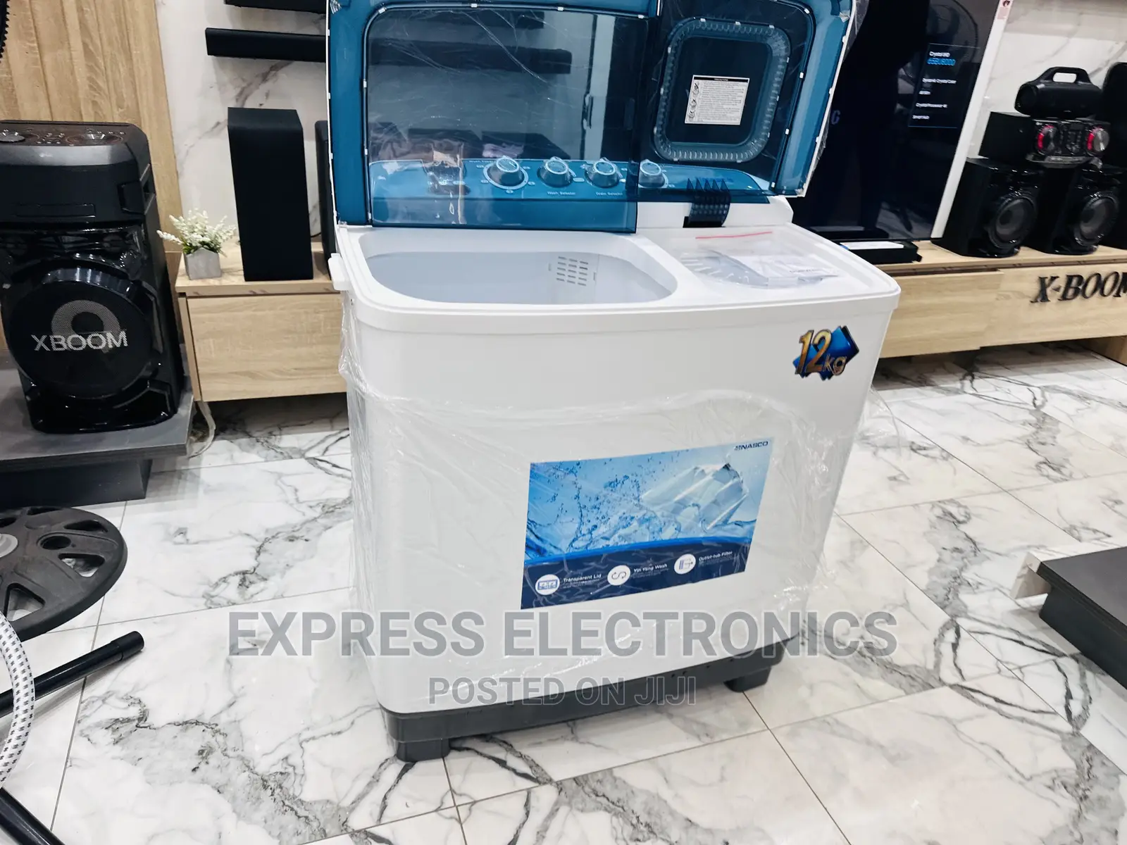 Wash and Spin Dry Nasco Washing Machine 12kg Topload