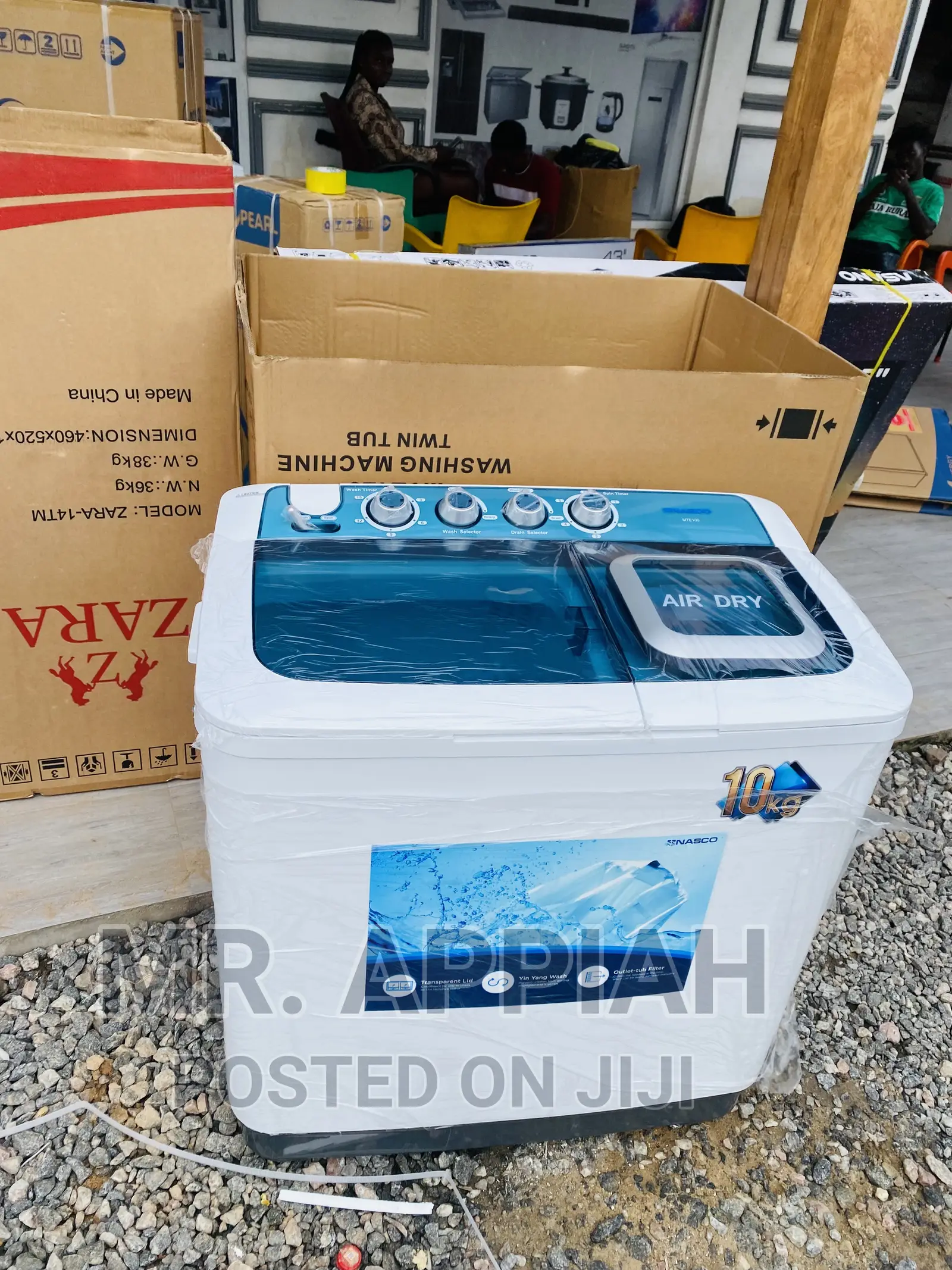 Durable and Affordable Nasco 12kg Top Load Washing Machine.