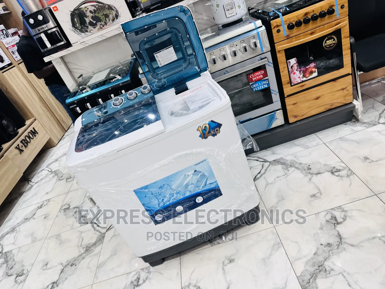 Nasco Semi Auto 12kg Twintub Topload Washing Machine
