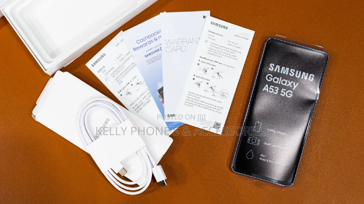 New Samsung Galaxy A53 5G 128 GB Black