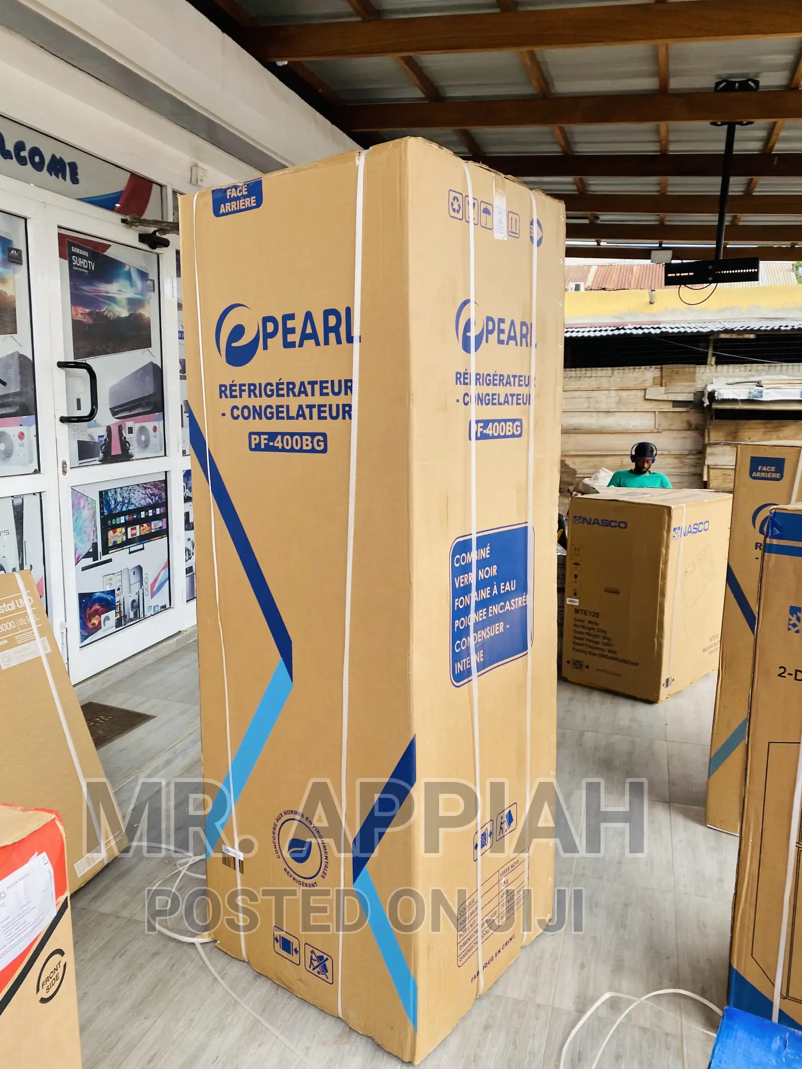 Quality 309L Pearl Bottom Freezer Refrigerator(PF 400BG) 