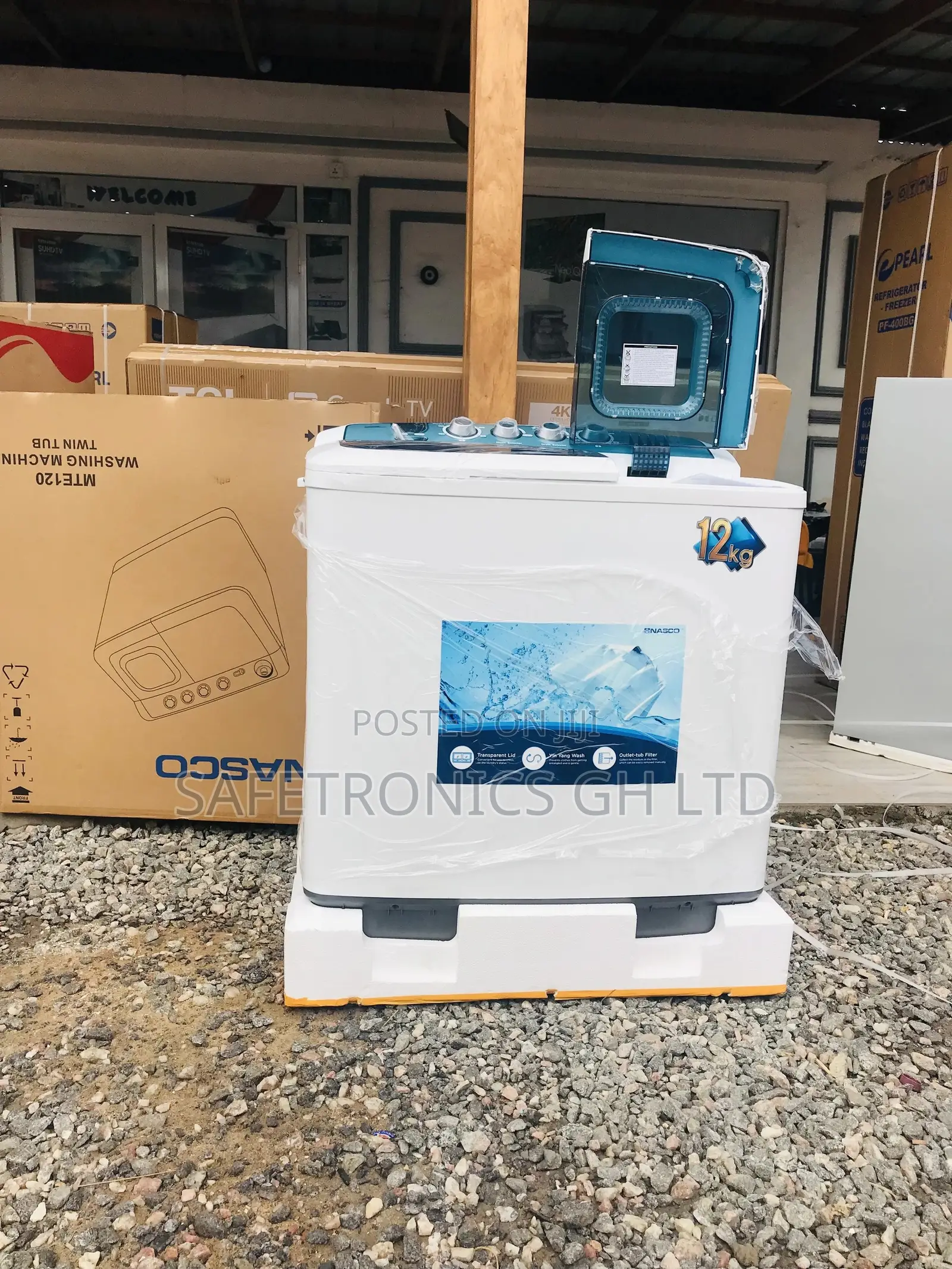 Affordable 12kg Washingmachine Topload Semiautomatic Nasco