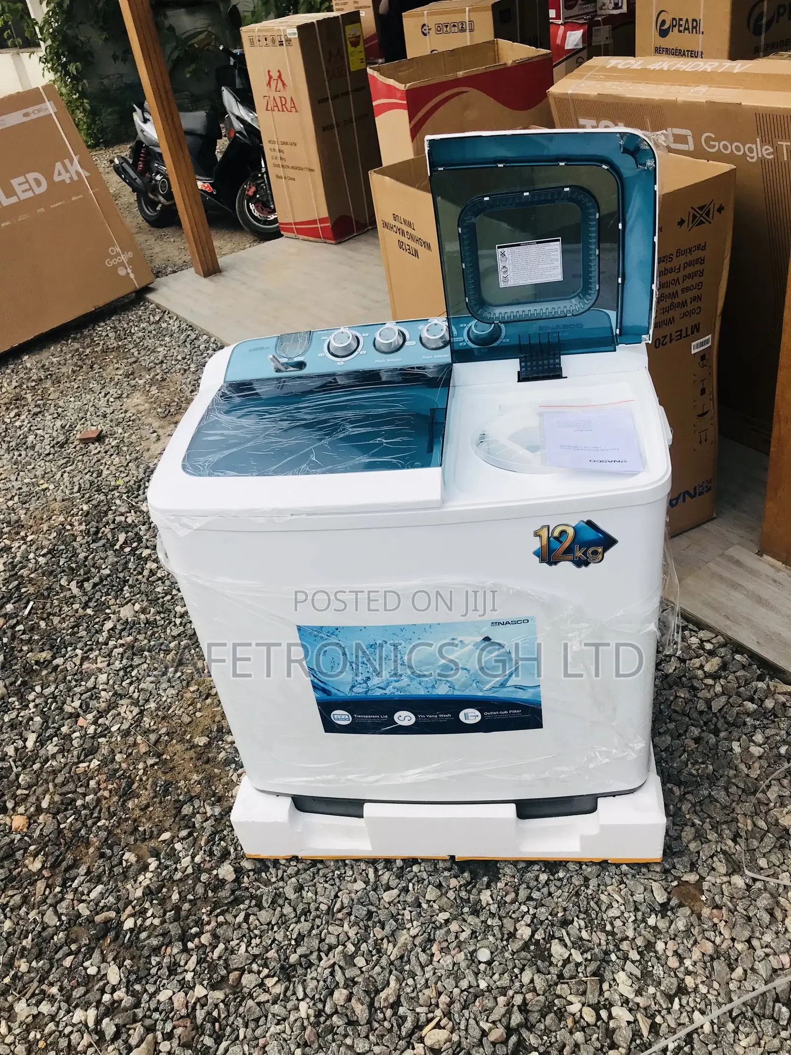 High Quality Washingmachine 12kg Topload Nasco Semiautomatic