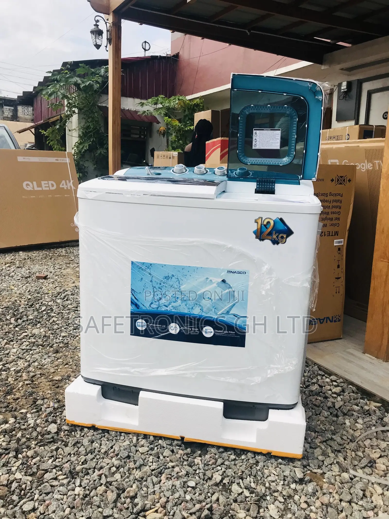  Neat Topload Washingmachine 12kg Semiautomatic Nasco