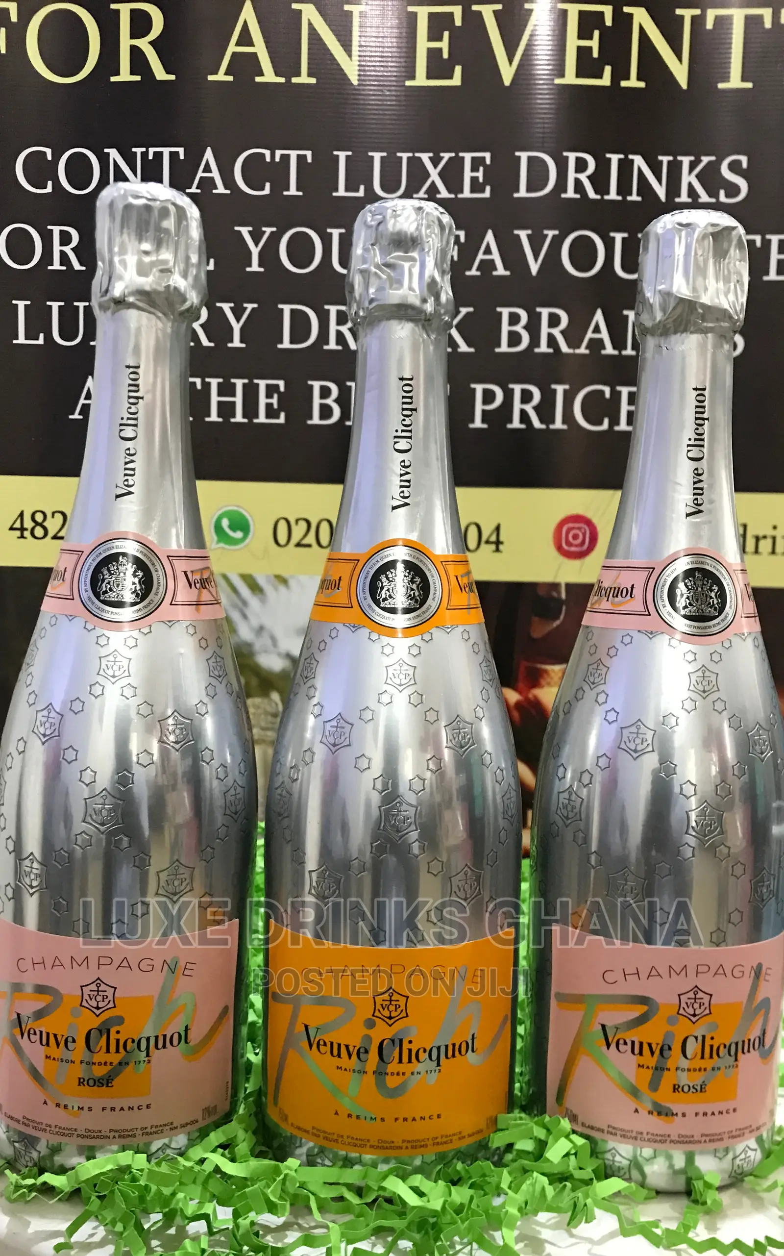 Veuve Clicquot Rich Brut and Rose