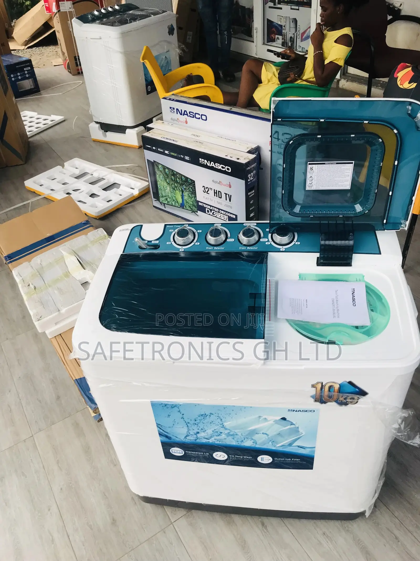 Fabulous Topload Semiautomatic Washingmachine Nasco 10kg