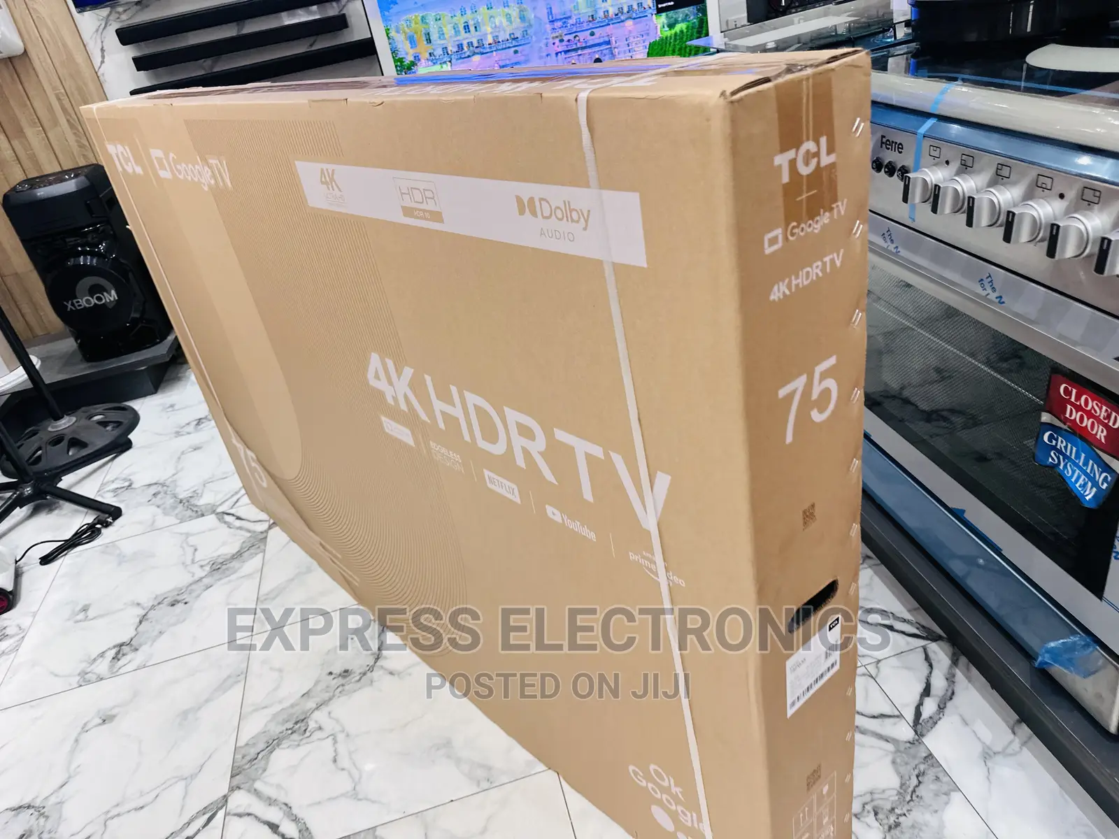 High Contrast Display UHD Smart Android 75”P635 Tv 
