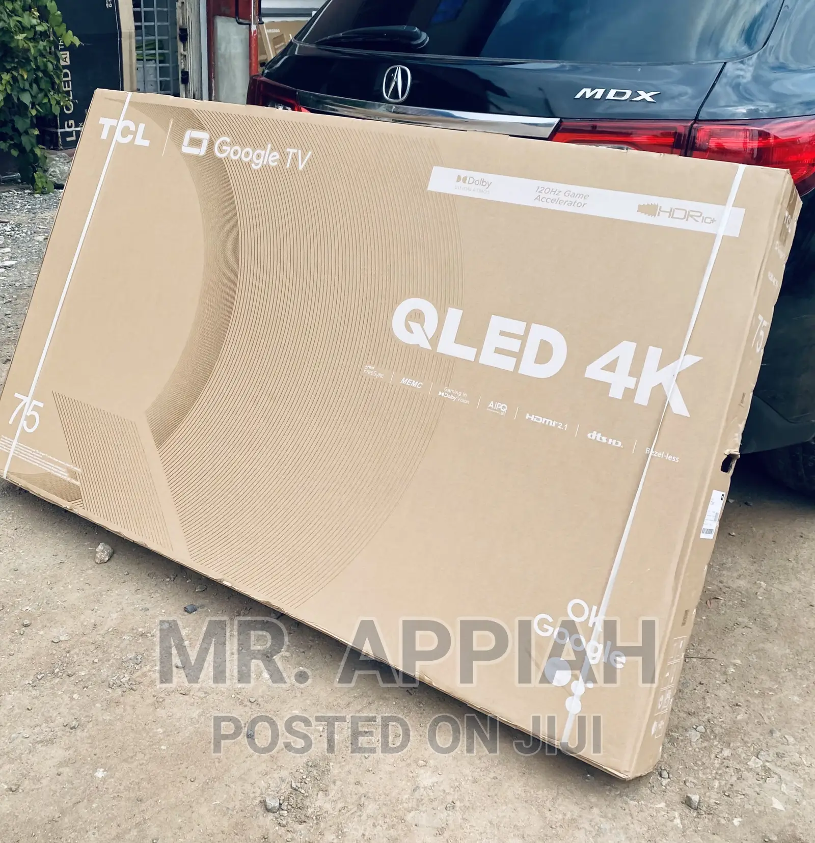 75 Inch 75C645 TCL Smart Android Tv(Black) 