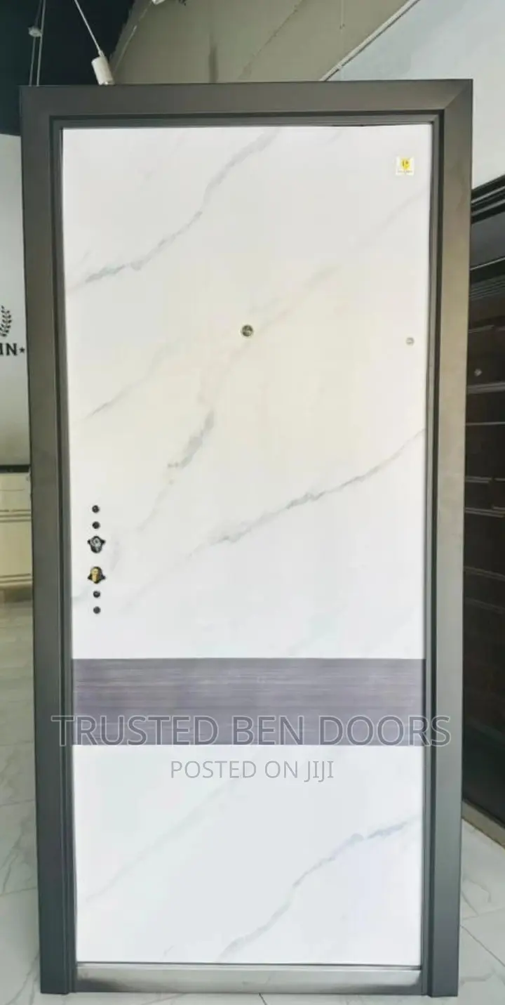 Paladin White Security Metal Door [Single+One And Half]