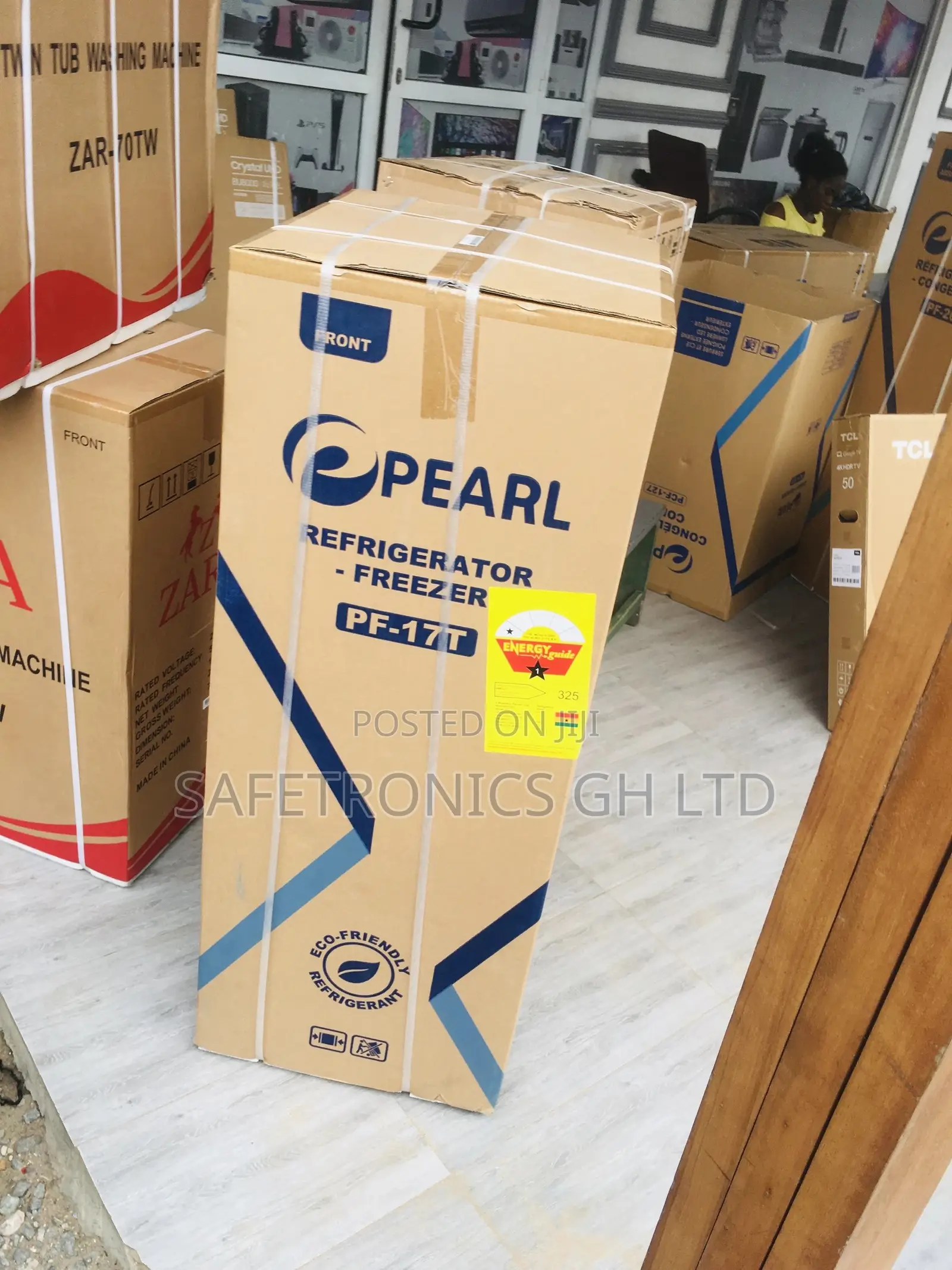 Pf-17t Topfreezer Doubledoor Pearl Fridge
