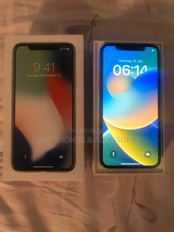 New Apple iPhone X 256 GB Black