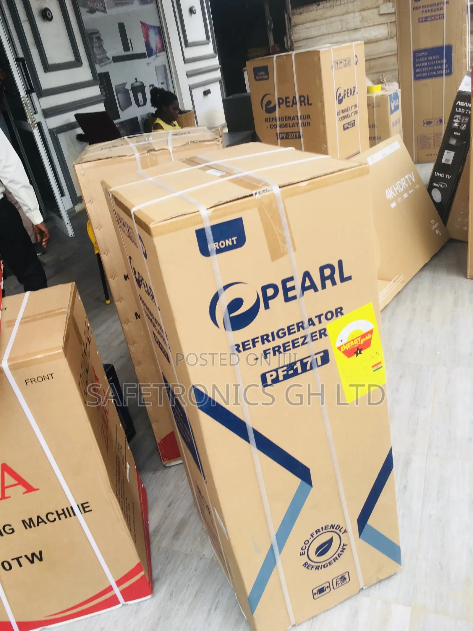 Durable Doubledoor Topfreezer Pearl PF-17T Fridge