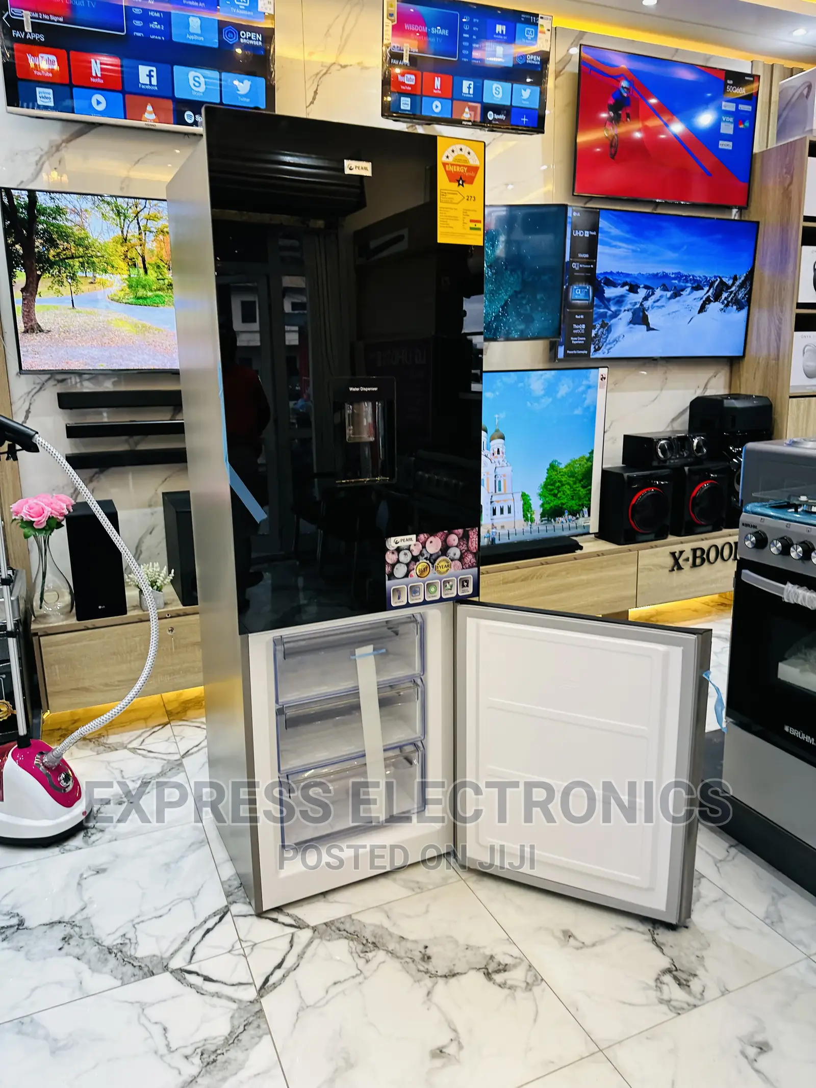 Outstanding Fridge Pearl Pf 400bg Double Door