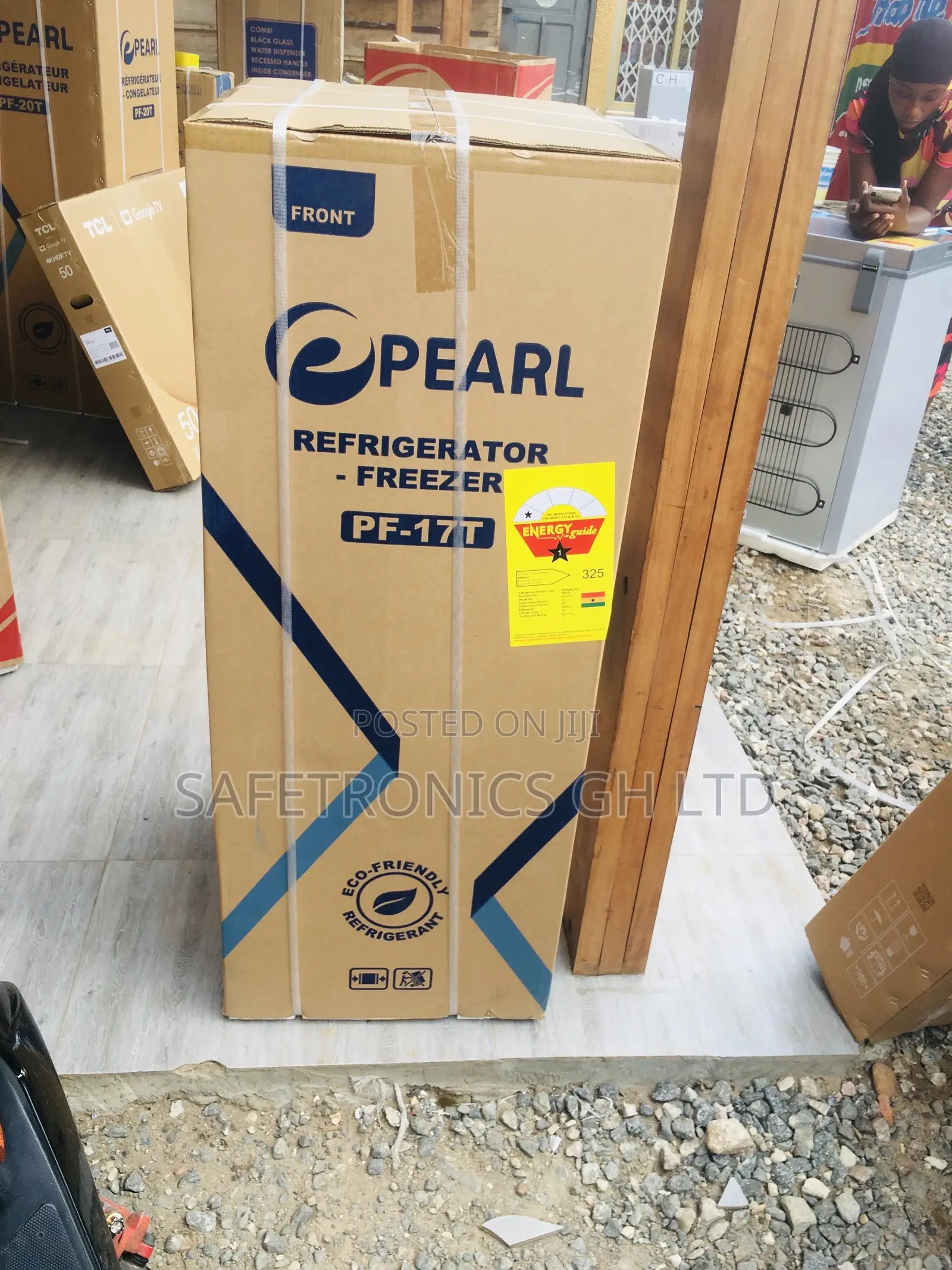 Energy Saving PF-17T Pearl Doubledoor Topfreezer Fridge