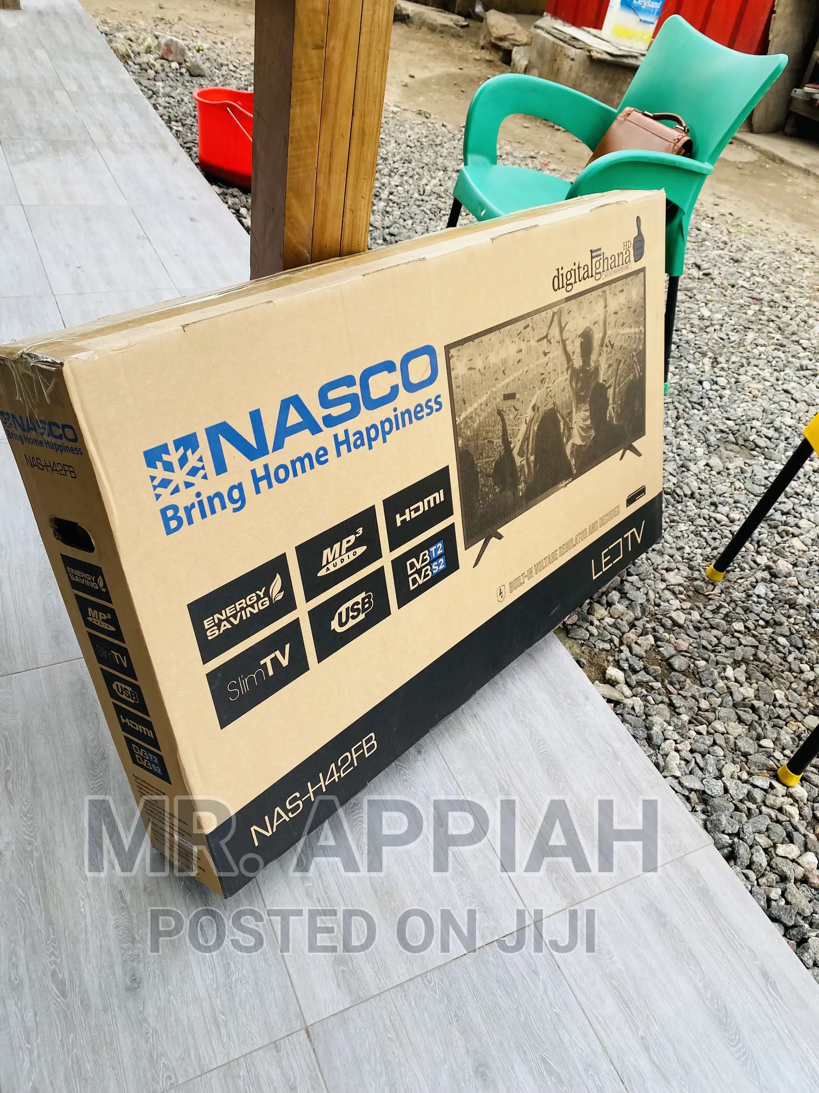 Reliable Nasco 42 Inch Digital Satelite LED Tv(Black)