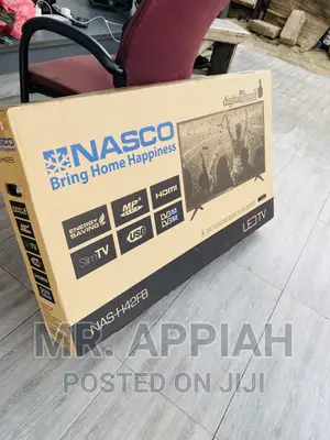 Digital Satelite Nasco 42 Inch Full HD LED Tv(Black)