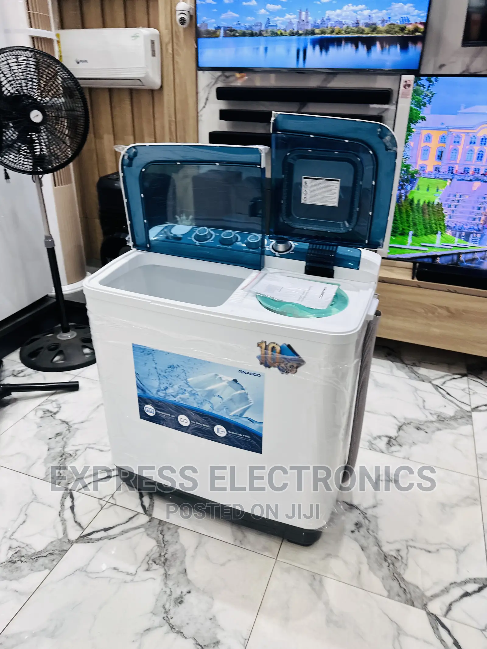 Super High Spinning  Nasco Twintub Washing Machine 10kg