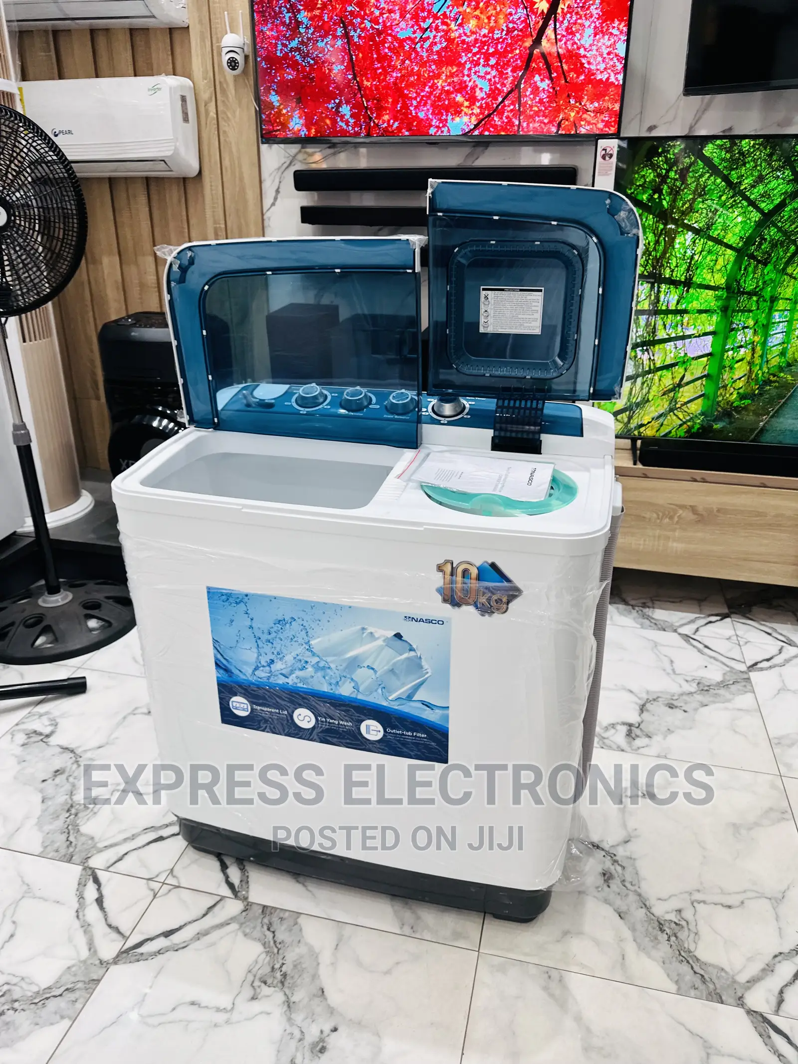Wash Faster With Nasco Topload 10kg Washing Machine