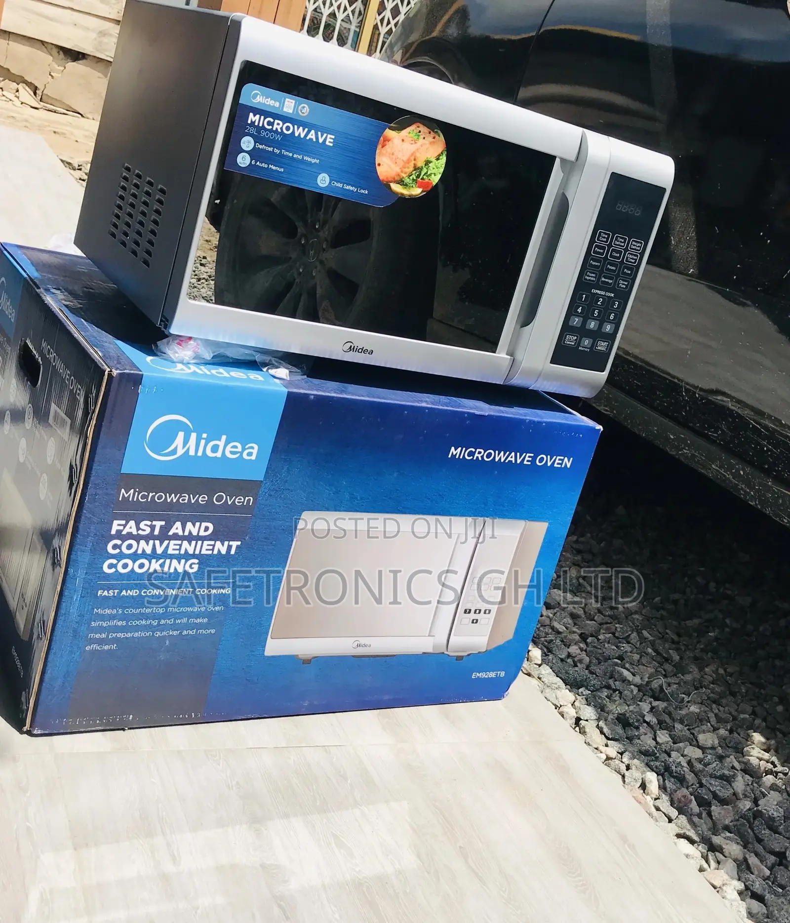 Electric EM928ETB Microwave 28 Liters Midea Countertop
