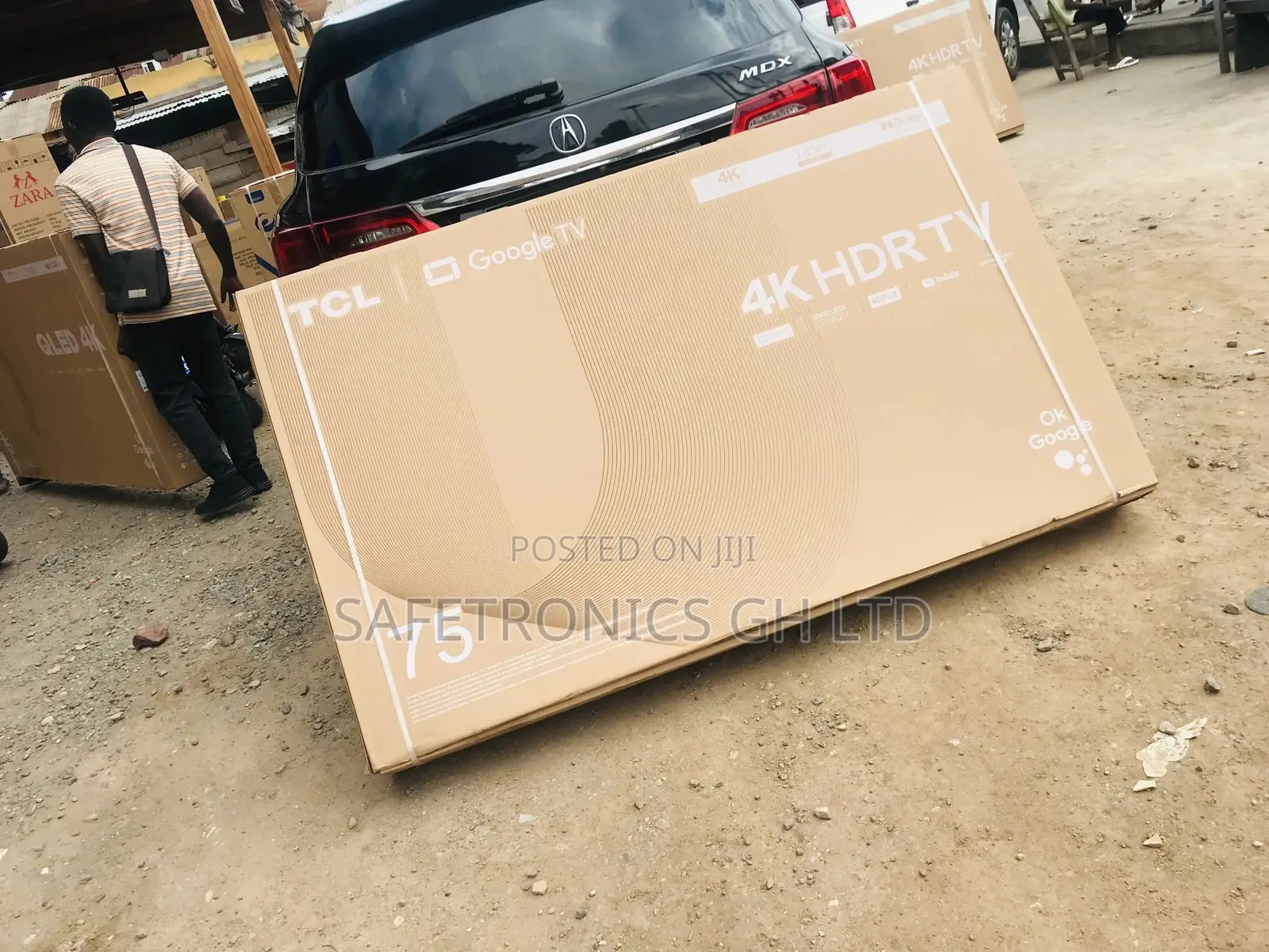 Glossy Led P635 TCL Uhd Crystal 75 Inches HDR Smart Tv