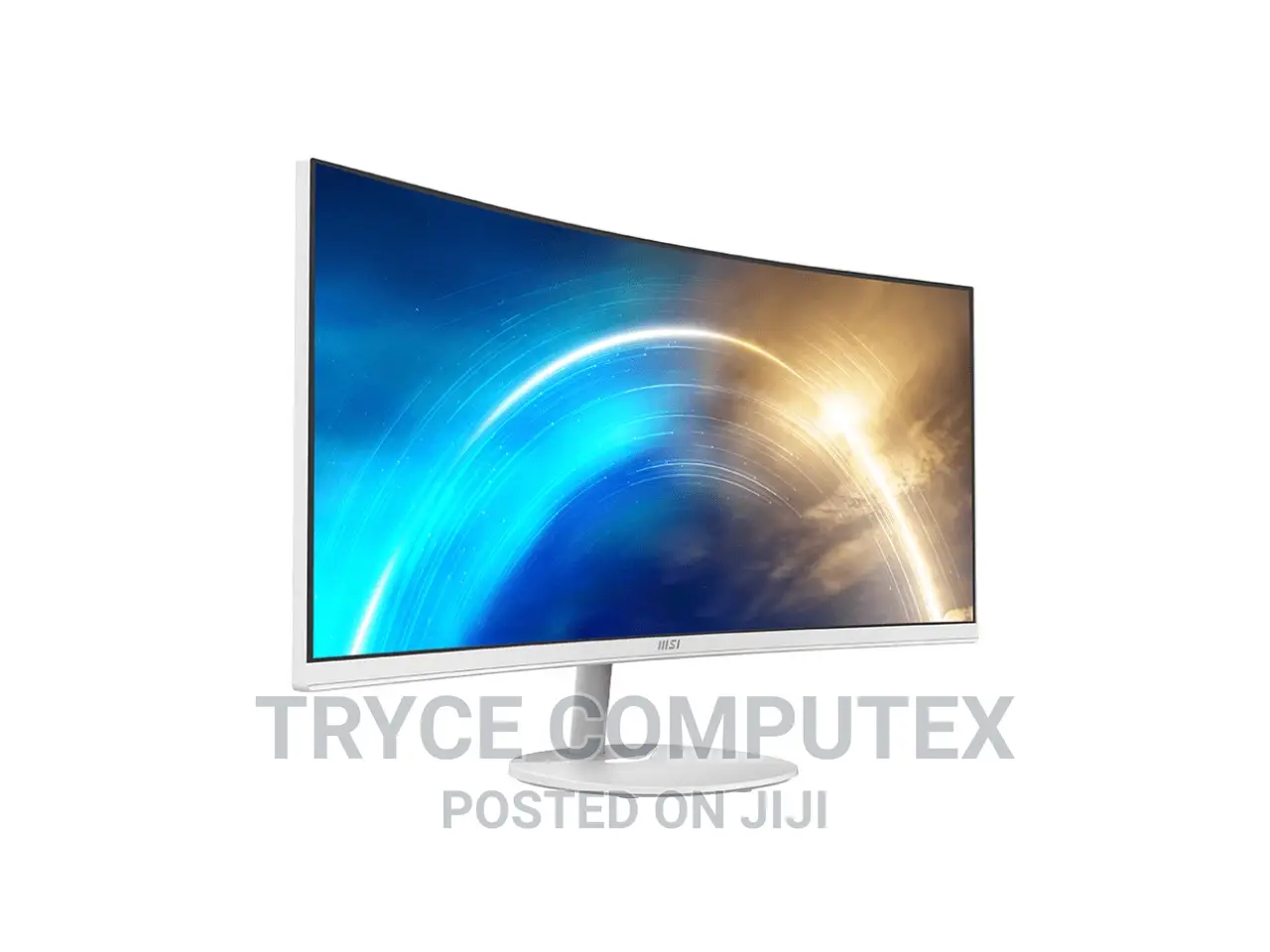 MSI Pro 34" 3440 X 1440 Built-in Speakers Curved Monitor