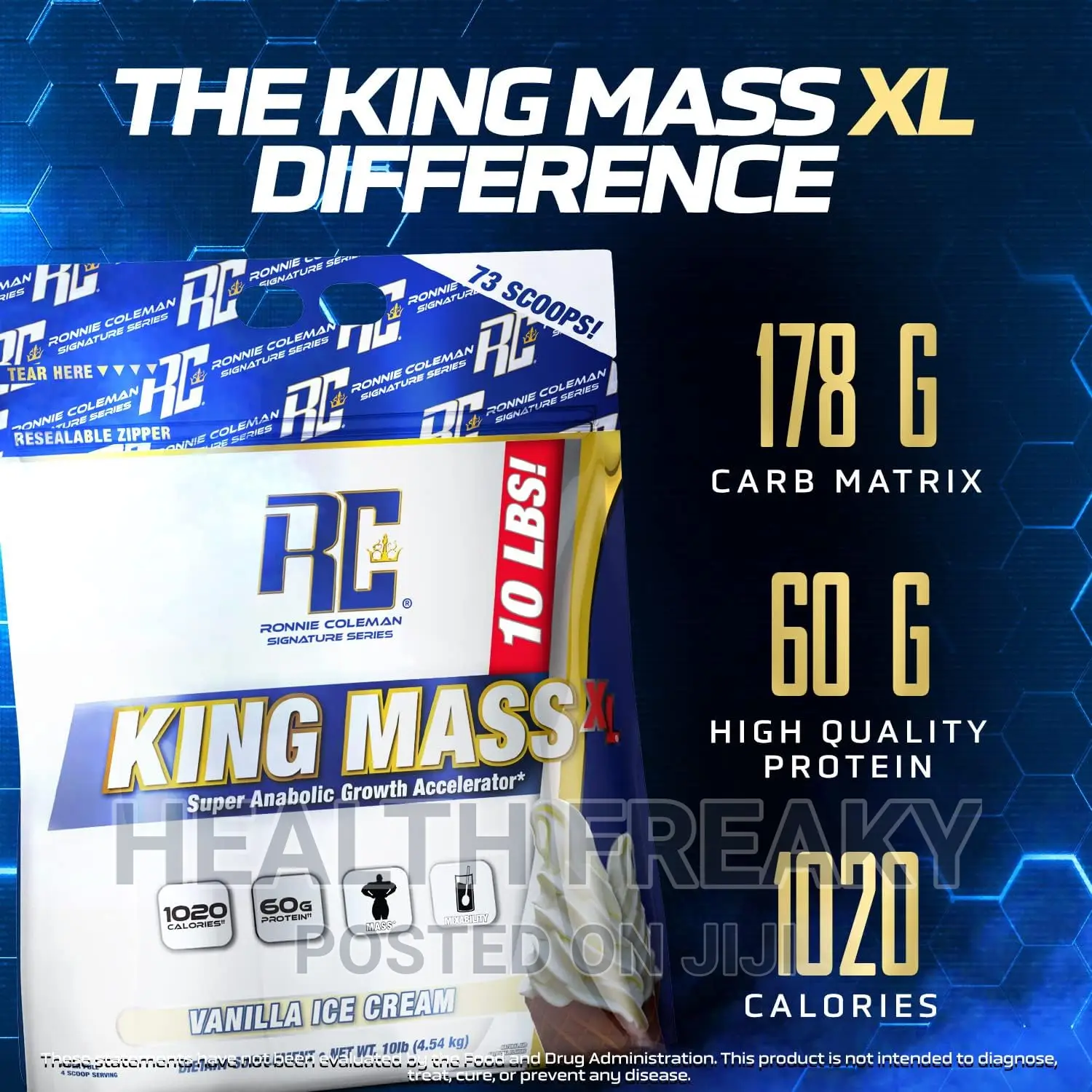 Mass Gainer King Mass Xl Protein Weight Gainer